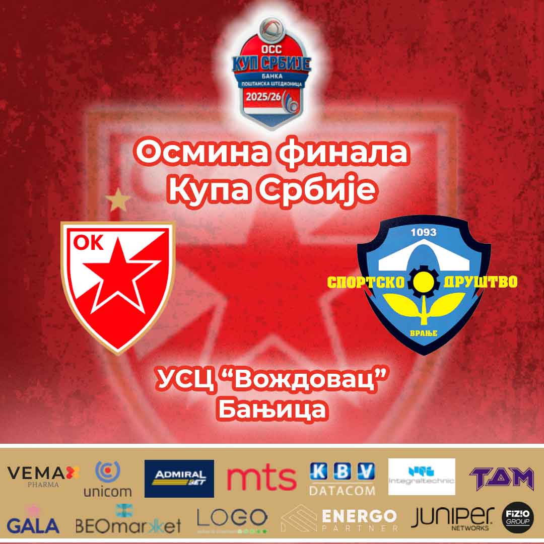 Crvena zvezda - Vranje 1903 Kup Srbije odbojka