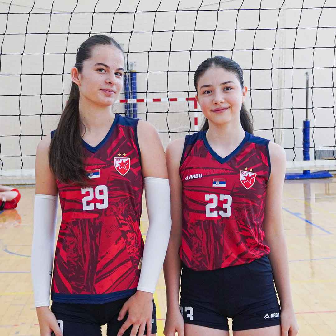 Уна Добричанин и Јелена Теодоровић Црвена звезда