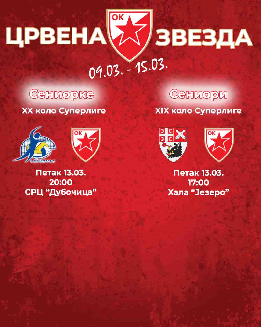 0903 Crvena zvezda mladje kategorije odbojka najave 3
