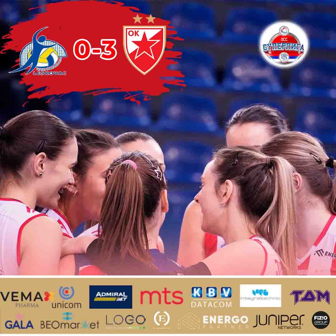 1303 Leskovac - Crvena zvezda rezultat