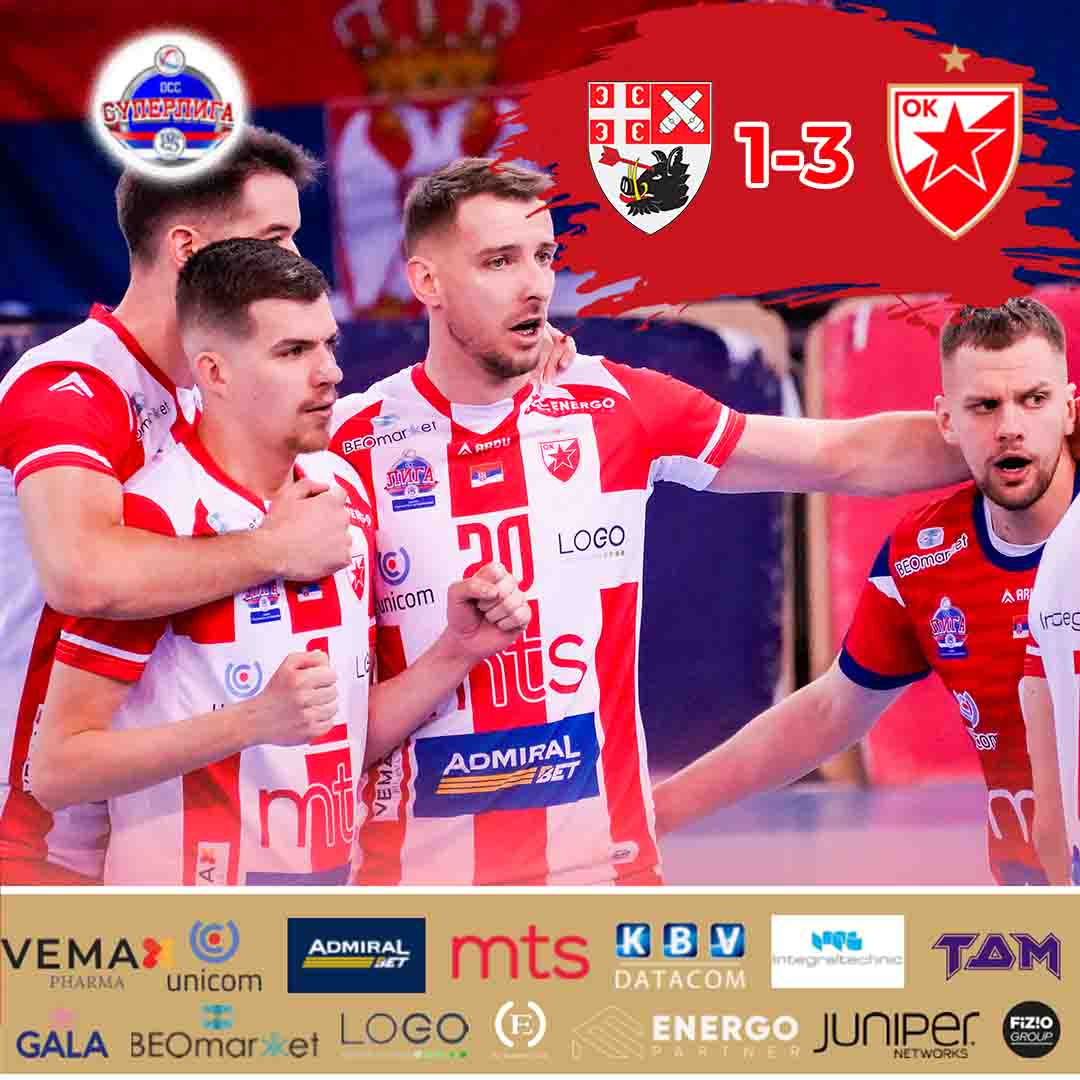 1303 Radnicki - Crvena zvezda rezultat