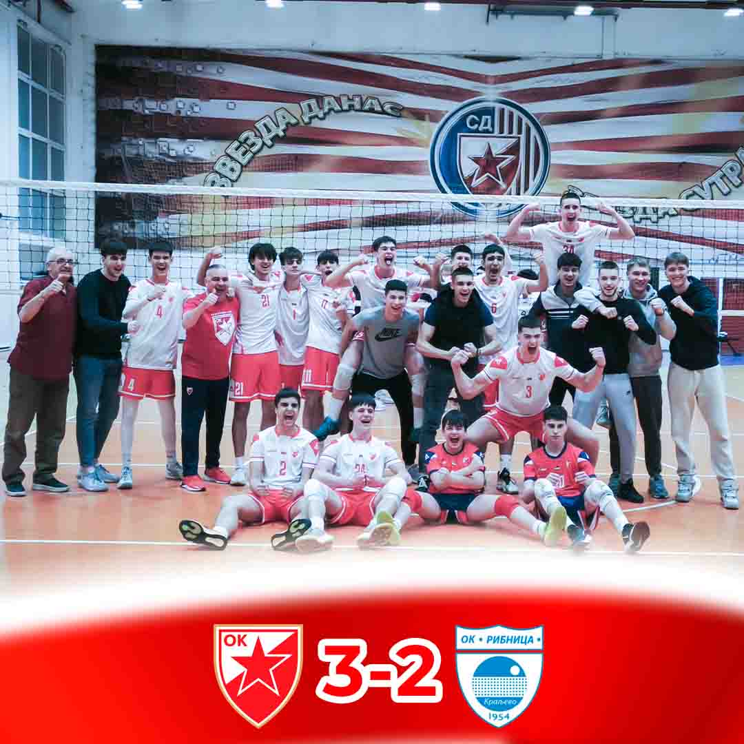 2904 Rezultat kadeti crvena zvezda ribinica