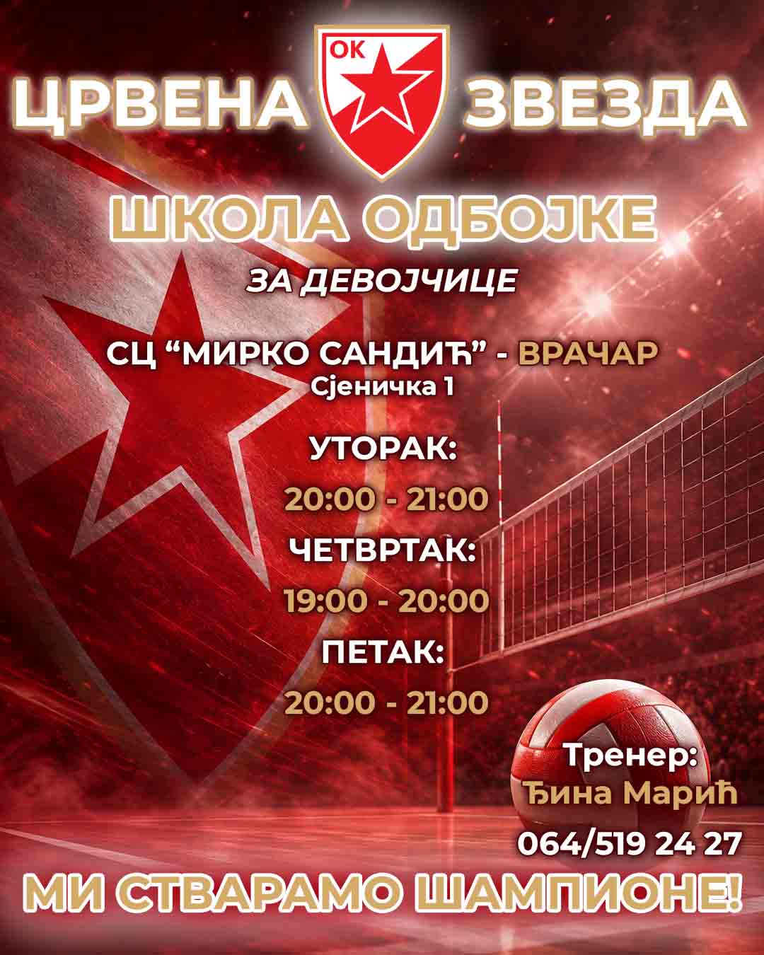 Skola odbojke vracar