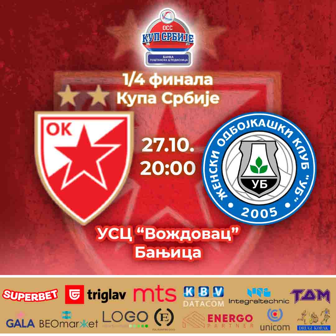 2710 Crvena zvezda - Ub zene kup
